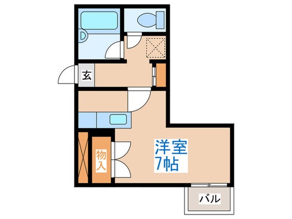 グランドール琴似の物件間取画像